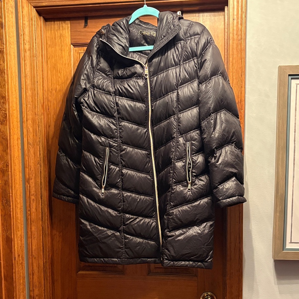Calvin Klein Women's Quilted Black Puffer Jacket